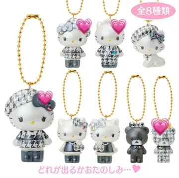 헬로키티 흑백 걸리시 스트랩 4개 세트