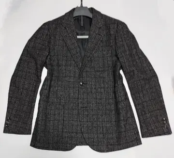 컨디션 최상 유나이티드 애로우즈 글렌체크 트위드 그레이 자켓