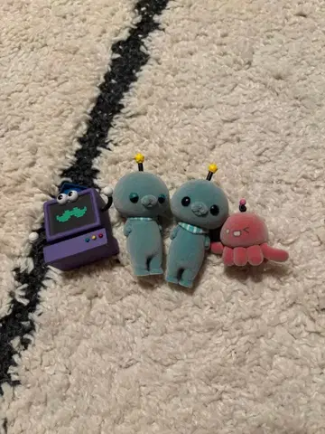 교육 방송 플로키 피규어 전 4종 컴프 세트