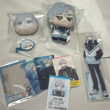 카미나 유키카제 묶음 판매 SD 인형 만주 아크릴 스탠드 사원증