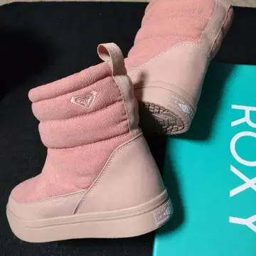새상품 가격 인하 중 ROXY 핑크 코듀로이 어그 부츠