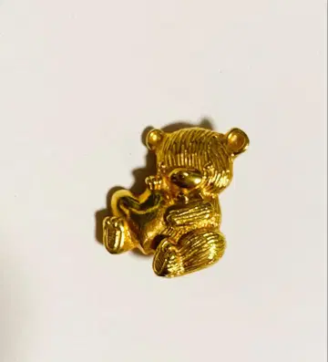 FRNKLIN MINT 프랭클린 민트 곰 브로치 빈티지 금