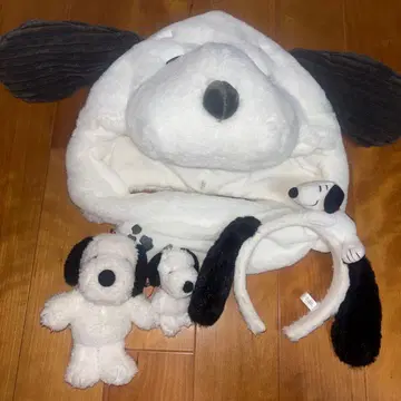 스누피 머리띠와 봉제 인형 세트