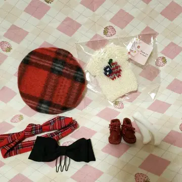 미디 브라이스용 아웃핏 이것저것 6세트 가죽 신발 포함