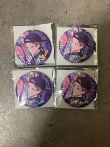 세라프 더즐 가든 3주년 기념 캔뱃지 4개 세트