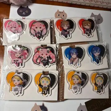 벚꽃 미쿠 다이토 복권 J상 아크릴 배지 세트 5종 6개 세트