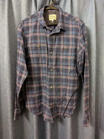 DUFFER ST. GEORGE 긴팔 플란넬 셔츠 M 네이비