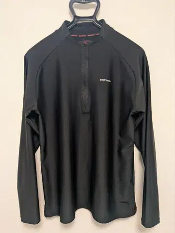 BRIEFING 블랙 하프 지퍼 L