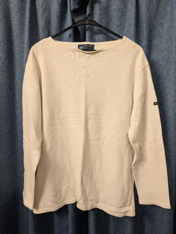 SAINT JAMES 화이트 긴팔 T셔츠