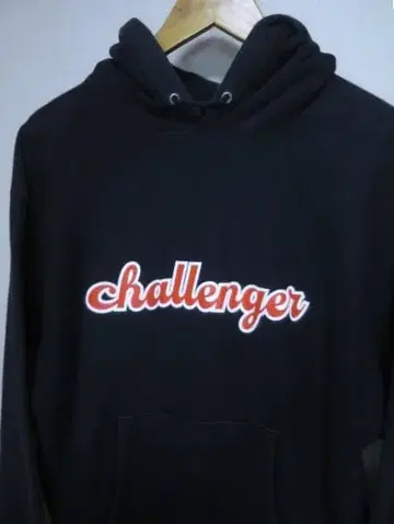 CHALLENGER 챌린저 후드티 실측치수 L 블랙