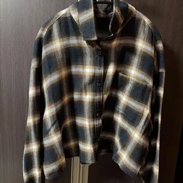 체크 무늬 셔츠 긴팔과 베스트 2세트