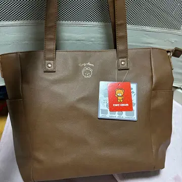 미사용 새상품 Tiny Chuma 브라운 토트백 숄더백