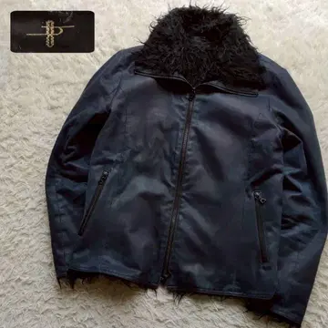 No ID. 노아이디 코팅 가공 퍼 블루종 Archive