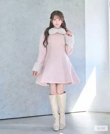 로제 뮤즈 tippet set flare coat