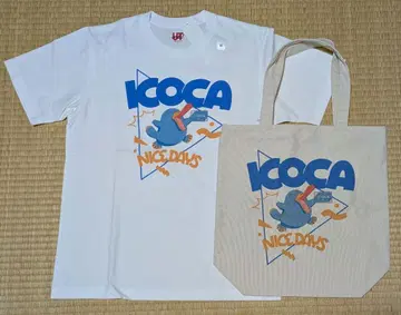유니클로 우메다점 한정판 이코짱 콜라보 T셔츠 & 토트백