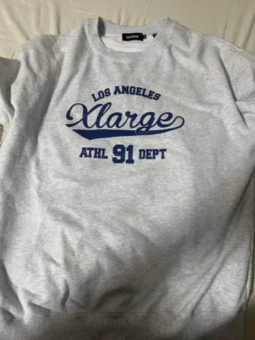 XLARGE 맨투맨 애쉬 그레이 M 사이즈