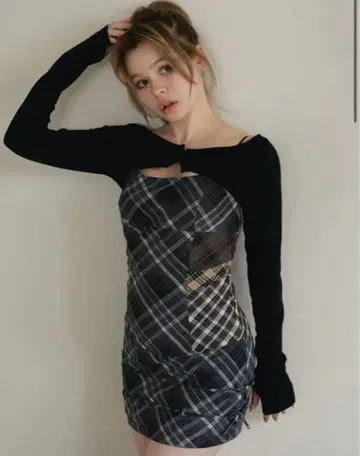 ANDMARY Aine set mini dress gray