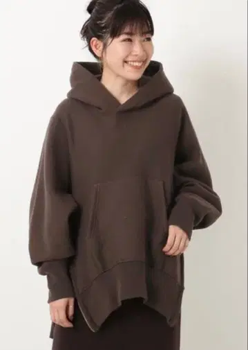 Deuxieme Classe 아메리카나 HOODIE 사이드 지퍼 후드티