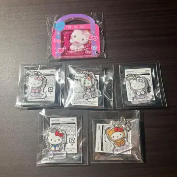 산리오 헬로키티 다이토 아크릴 키링 참 묶음 판매