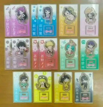 모노가타리 시리즈 미니 아크릴 스탠드 전 12종 세트