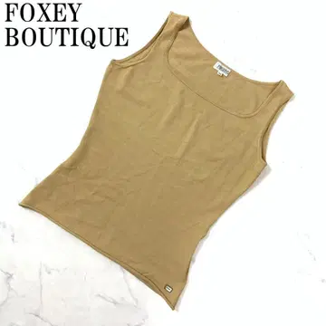 LA6538 폭시 부티크 슬리브리스 니트 레이온 베이지 38