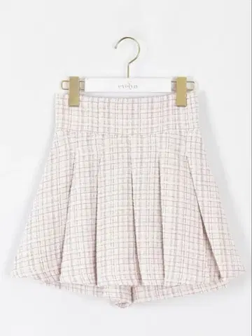 evelyn 에블린 턱 플리츠 스커트 핑크