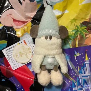 릴루린린 봉제 인형 배지 신색 스카이블루 크리스마스 2025