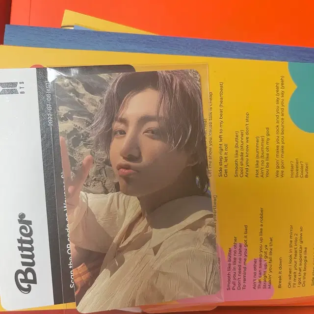 방탄소년단 버터 정국 포토카드