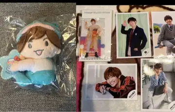 나니와단시 산리오 봉제 인형 아크릴 스탠드 사진 후지와라 죠이치로