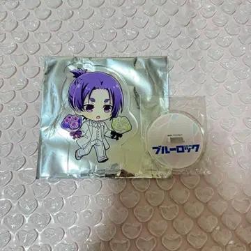 미카게 레오 블루 록 아크릴 스탠드 화이트 수트 프린세스 카페