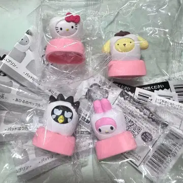 산리오 캐릭터즈 모두 함께 되자! - 치아 - 4종 세트