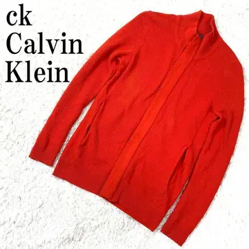 ck Calvin Klein 니트 가디건 레드 M B9365