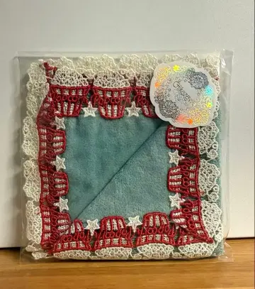 친자와 레이스 팝콘 타월 손수건 로몬드 블루