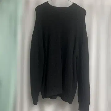 블랙 오프숄더 니트 XL