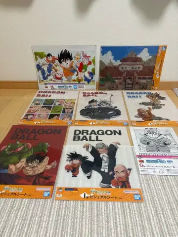 제일복권 드래곤볼 비주얼 시트 캔버스 보드 아크릴 스탠드