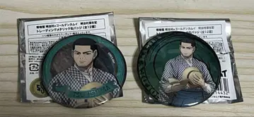 골든 카무이 메이지 마을 트레이딩 메탈릭 캔뱃지 츠키시마