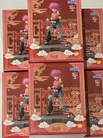 란마 1/2 Luminasta 란마 피규어 6개 세트 RANMA