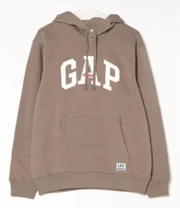 GAP 로고 후드티 브라운 화이트 세트