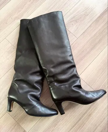 BABYLONE x REMME 통 넓은 롱 부츠 레메 38