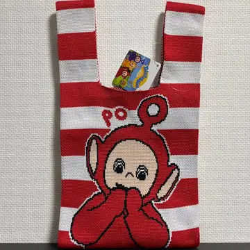 텔레토비즈 니트 토트백 라운드원 한정판