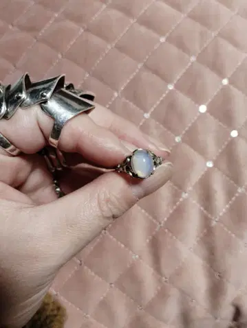 오팔 조 실버 반지
