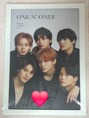 ONE N' ONLY 달력 2025 우에무라 켄신 사인 포함