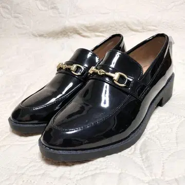 [ 새상품 ] flicka/프리커 비트 로퍼 36 블랙