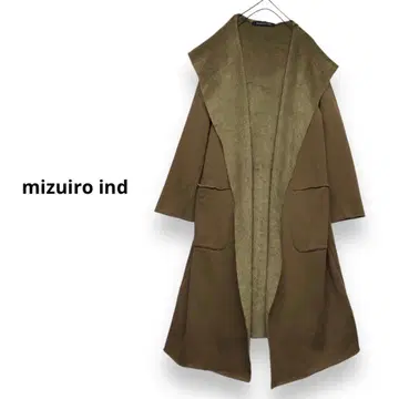 정가 19,800엔 mizuiro ind 드레이프 가디건 샤기 니트