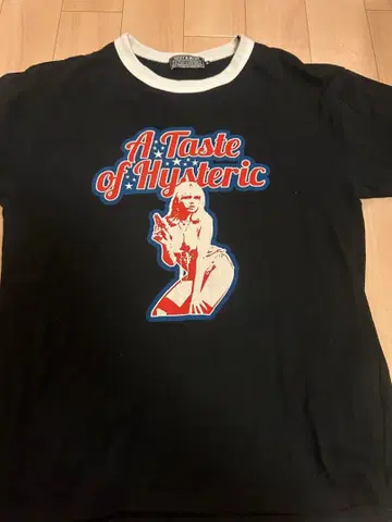 HYSTERIC A Taste of Hysteric 티셔츠 M 블랙