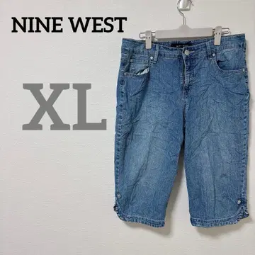 NINE WEST [ XL ] 데님 팬츠 하프 팬츠 숏팬츠 바지