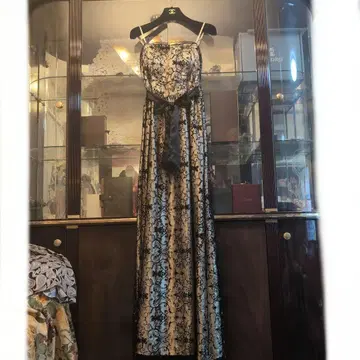 블랙 레이스 롱 원피스