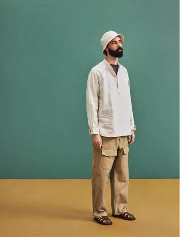 PHIGVEL AVIATOR TROUSER 베이지 사이즈 3