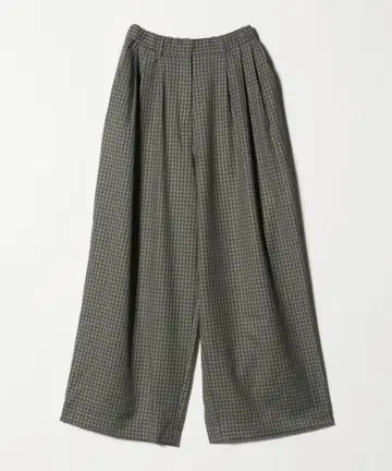 CITEN 체크 3턱 이지 팬츠 S MD.GRAY