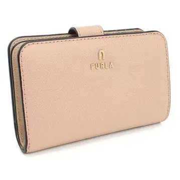 훌라 Furla Camelia 접이식 지갑 동전 주머니 포함 여성용 핑크